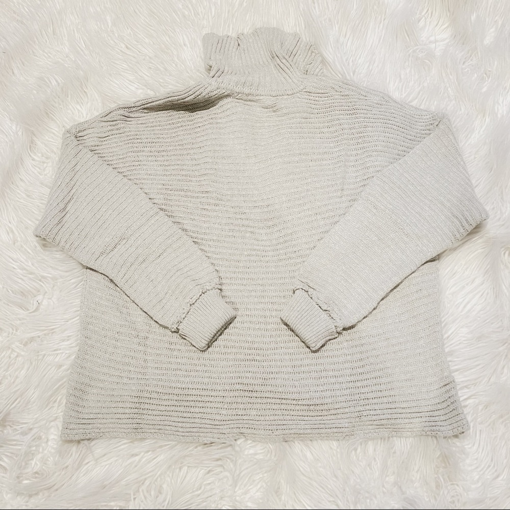 Free People Marlie Pullover Sweater in Pebble - Picture 4 of 7
